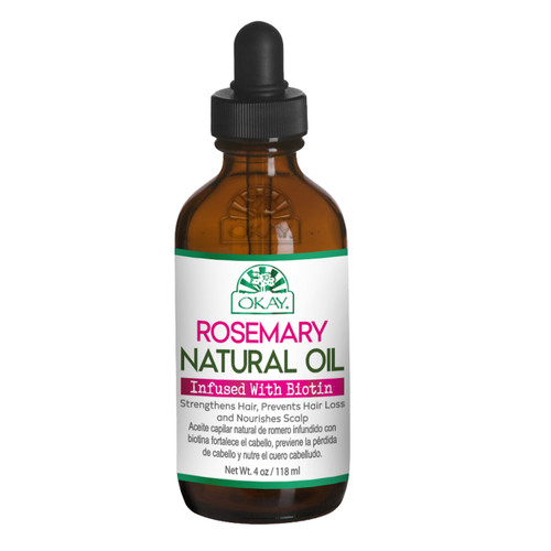 OKAY Rosemary Natural Oil, 4 oz