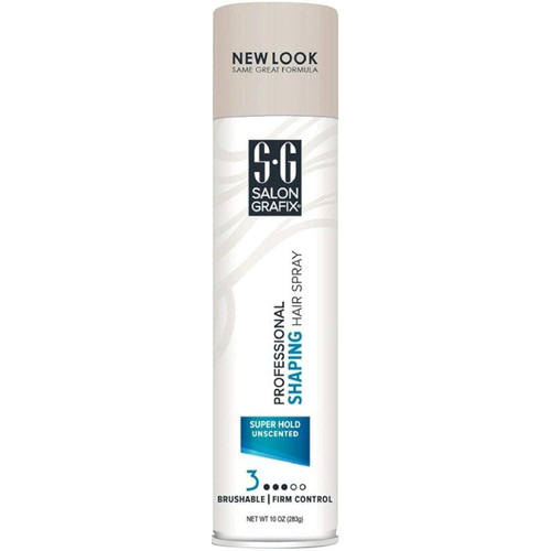 Salon Grafix Professional Super Hold  Shaping Hair Spray, 10oz