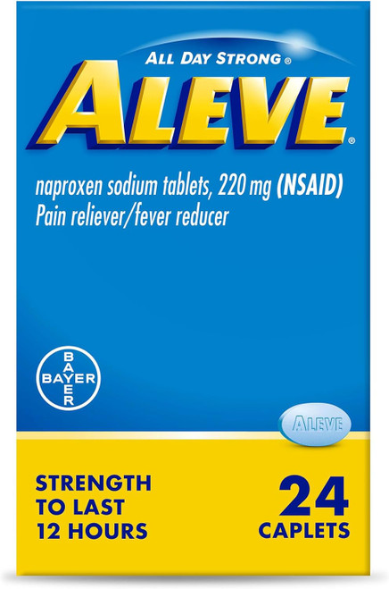 Aleve Naproxen Sodium Caplets, 24count
