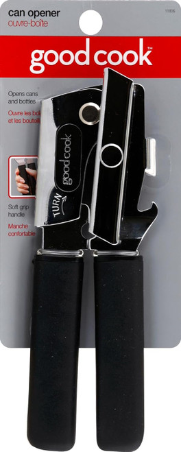 Good Cook Black Stainless Steel, Bottle & Can Opener