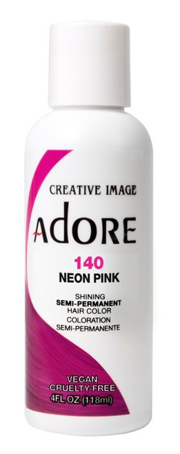 Adore Semi-Permanent Haircolor #140 Neon Pink 4Oz