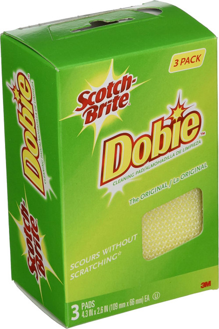 Scotch-Brite Dobie Cleaning Pads, 3count