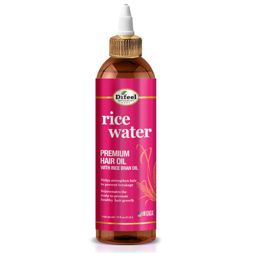 Difeel Rice Water Premium Hair Oil, 8 oz