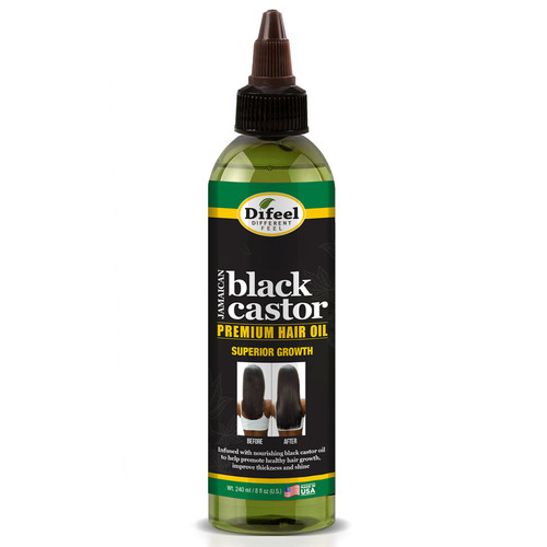 Difeel Blend Jamaican Black Castor Hair Oil, 8 oz