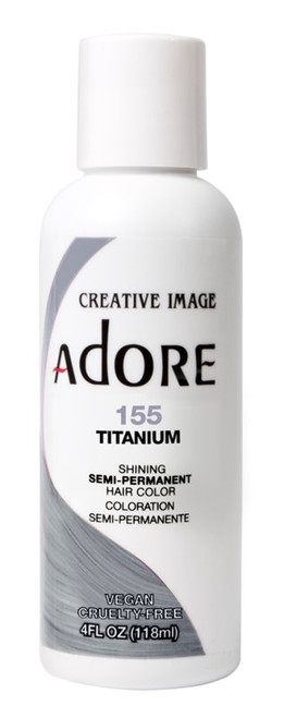 Adore Semi-Permanent Haircolor #155 Titanium 4Oz