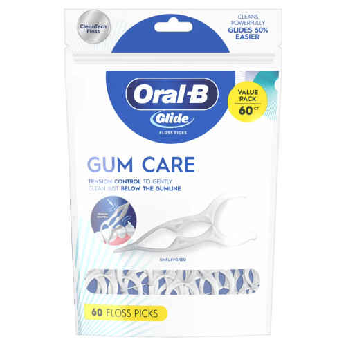 Oral-B Glide Floss Picks Gum Care 60 Count Value Pack