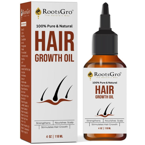 ROOTSGRO HAIR GROWTH OIL, 4 OZ