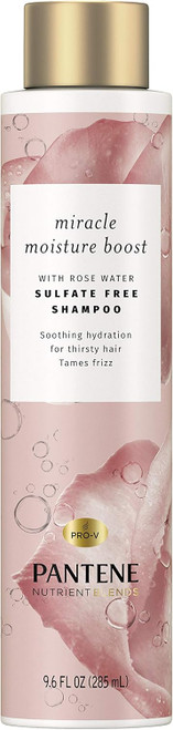 Pantene Moisture Boost Rose Water Shampoo, 9.6oz