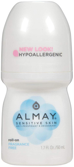 Almay Roll-On Antiperspirant & Deodorant, Fragrance Free, 1.7 oz