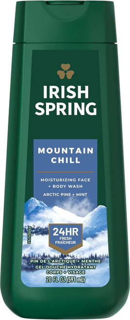 Irish Spring Mountain Chill Body Wash, 20 OZ