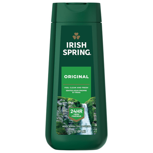 Irish Spring Mens Body Wash, Original Scented, 20 OZ