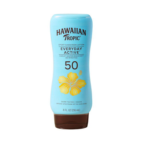 Hawaiian Tropic Everyday Active Sunscreen Lotion, SPF 50, 8oz
