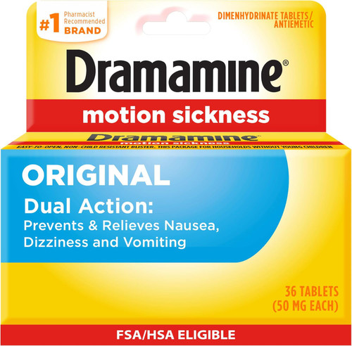 Dramamine Motion Sickness Original, 36count