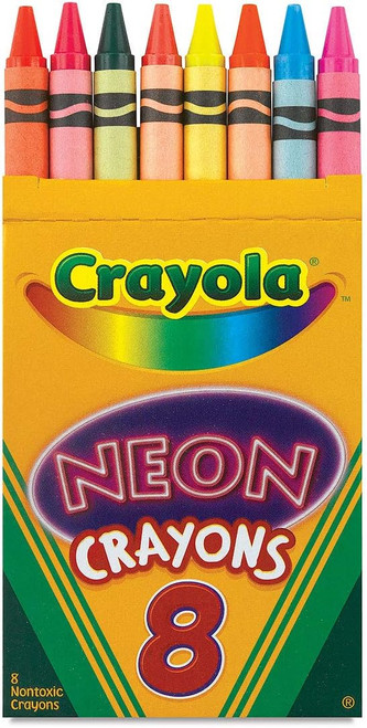 Crayola Neon Crayons, 8count