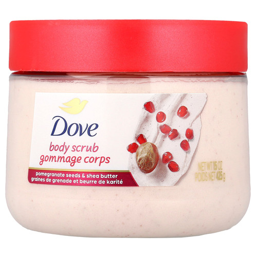 Dove Body Scrub Pomegranate & Shea Butter, 15.0 oz