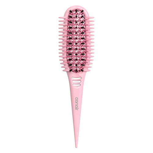 Conair Pro Detangler Brush for Curly Hair, Pink