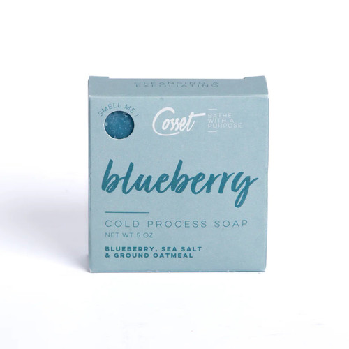 Cosset Cold Process Palm Free Soap, Blueberry