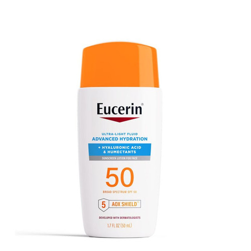 Eucerin Advanced Hydration Face Sunscreen SPF 50, 1.7oz