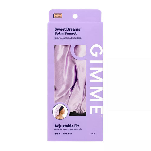 Gimme Sweet Dreams Satin Bonnet Thick Hair, Assorted