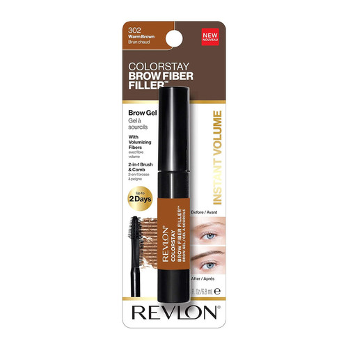 REVLON ColorStay Brow Fiber Filler 302 Warm Brown