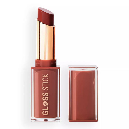 REVOLUTION Pout Lip Gloss Stick Toffee Nude, 0.10 oz