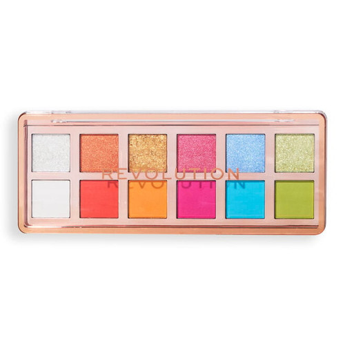 Revolution The Vibrant Icon Shadow Palette Brights, 0.24 oz