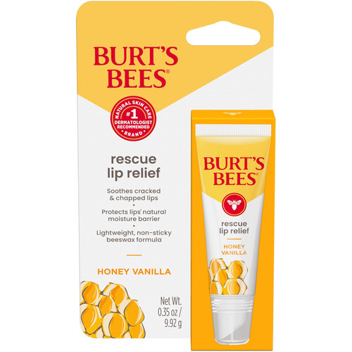 Burt's Bees Rescue Lip Relief, Honey Vanilla