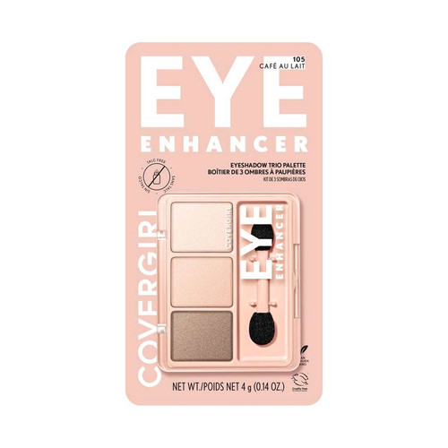CoverGirl Eye Enhancer Eyeshadow Trio, 105 Cafe Au Lait