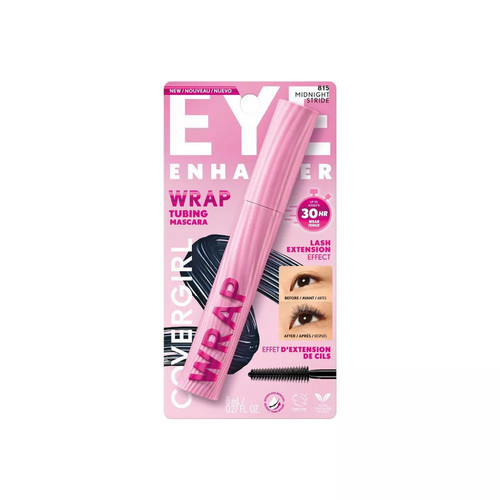CoverGirl Eye Enhancer Mascara, 815 Midnight Stride, 0.27oz