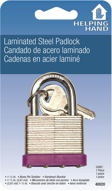 Helping Hand Laminated Steel Padlock