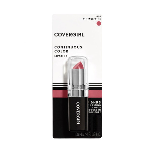CoverGirl Continuous Color Lipstick, 425 Vintage Wine