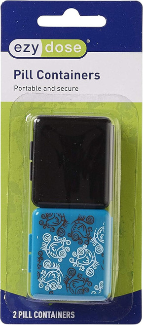 ezy dose Daily Travel Pocket Pharmacy Pill Organizer Asssorted Colors