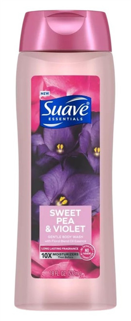 Suave Body Wash Sweet Pea & Violet 18Oz