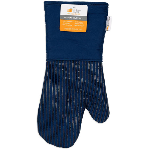 Mukitchen Silicone Oven Mitt Ink Blue