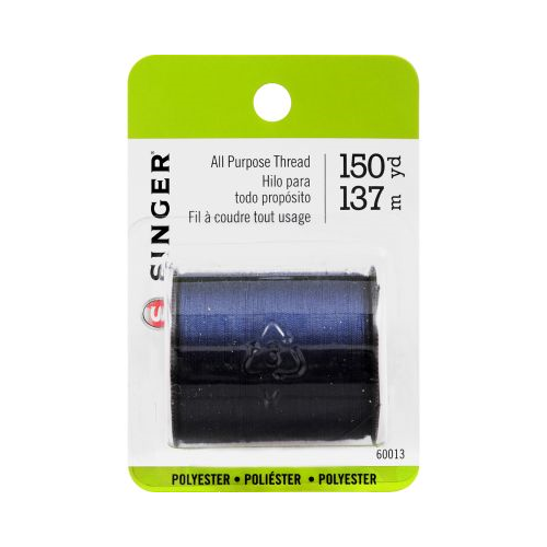 SINGER All-Purpose Sewing Thread Navy 150 yards Polyester