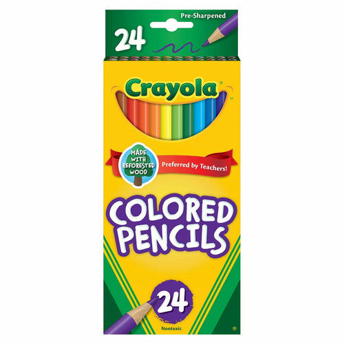 Crayola Colored Pencils, 24 count