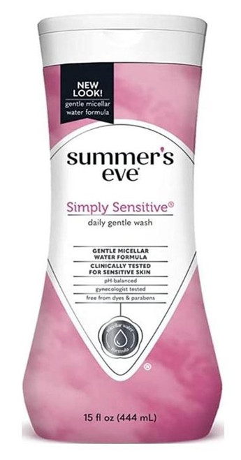 Summers Eve Cleansing Wash 15Oz Simply Sensitive