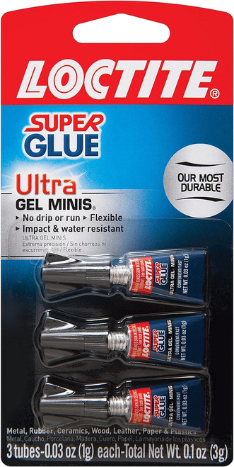 Loctite Super Glue Ultra Gel Minis, 3ct