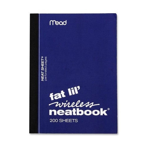 Mead Fat Lil Wireless Neatbook College Ruled Assorted Colors