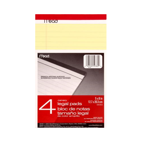 Mead Junior Legal Pad