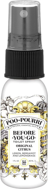 Poo Pourri Before-You-Go Toilet Spray Original Citrus, 1 oz