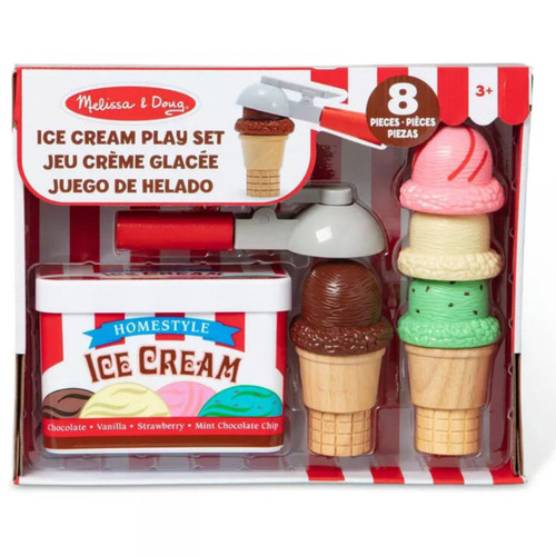 Melissa & Doug Scoop and Stack Ice Cream Cone Magnetic Play Set