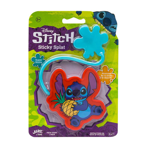 JA-RU Disney Stitch Sticky Splat Toy Assorted Colors