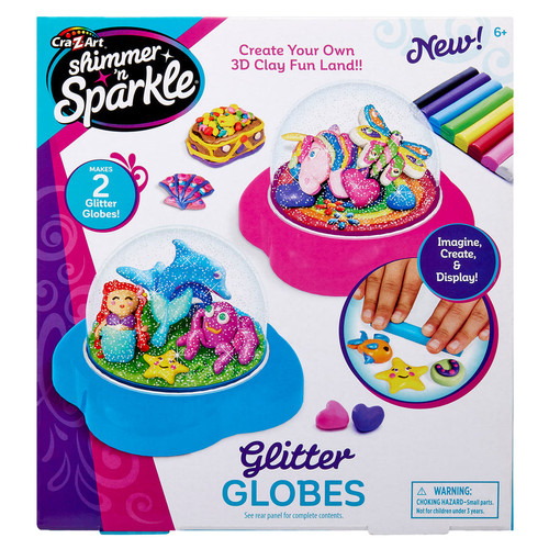 Cra-Z-Art Shimmer n Sparkle Glitter Globes Kit