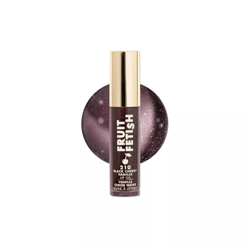 Milani Fruit Fetish Lip Oil 210 Black Cherry Vanilla, 0.135 oz