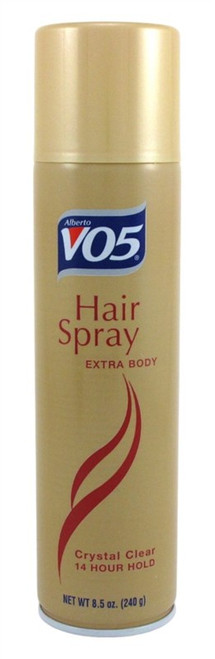 Vo5 Hairspray Extra Body Crystal Clear 8.5Oz