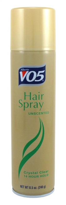 Vo5 Hairspray Unscented Crystal Clear 8.5Oz
