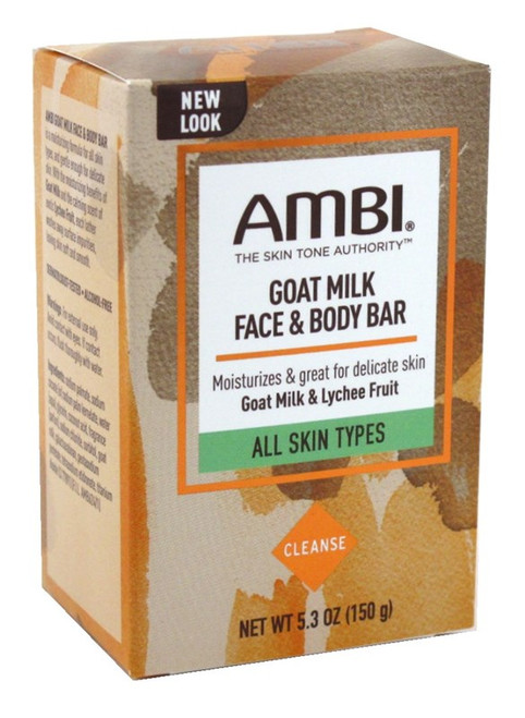 Ambi Face & Body Bar Goat Milk All Skin Types 5.3Oz