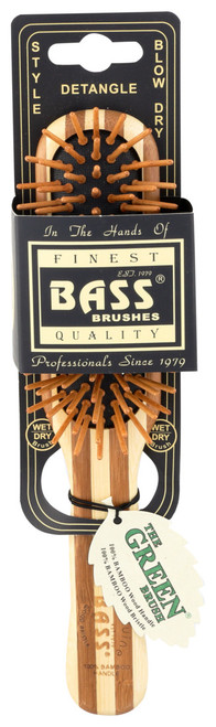 Bass Brushes, Natural Bamboo Pin Brush Small, 1 Each, 1 Ct