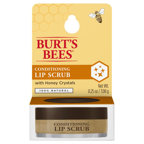 Burt's Bees, 100% Natural Conditioning Lip Scrub With Exfoliating Honey Crystals, .25 Oz